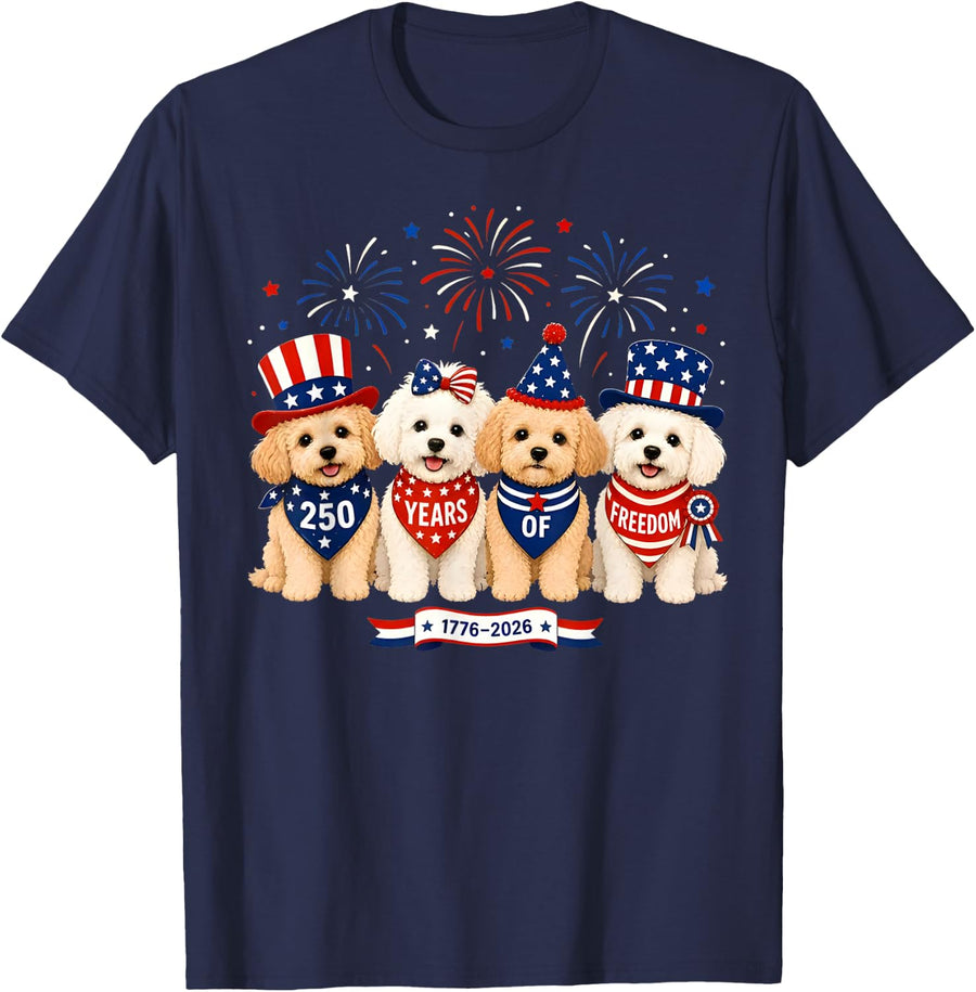 4th July T-Shirt - Navy Blue