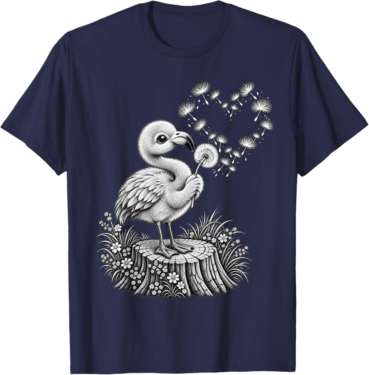 Goat Animal Art Portrait Wildlife Forest Goat Lover T-Shirt - Navy Blue