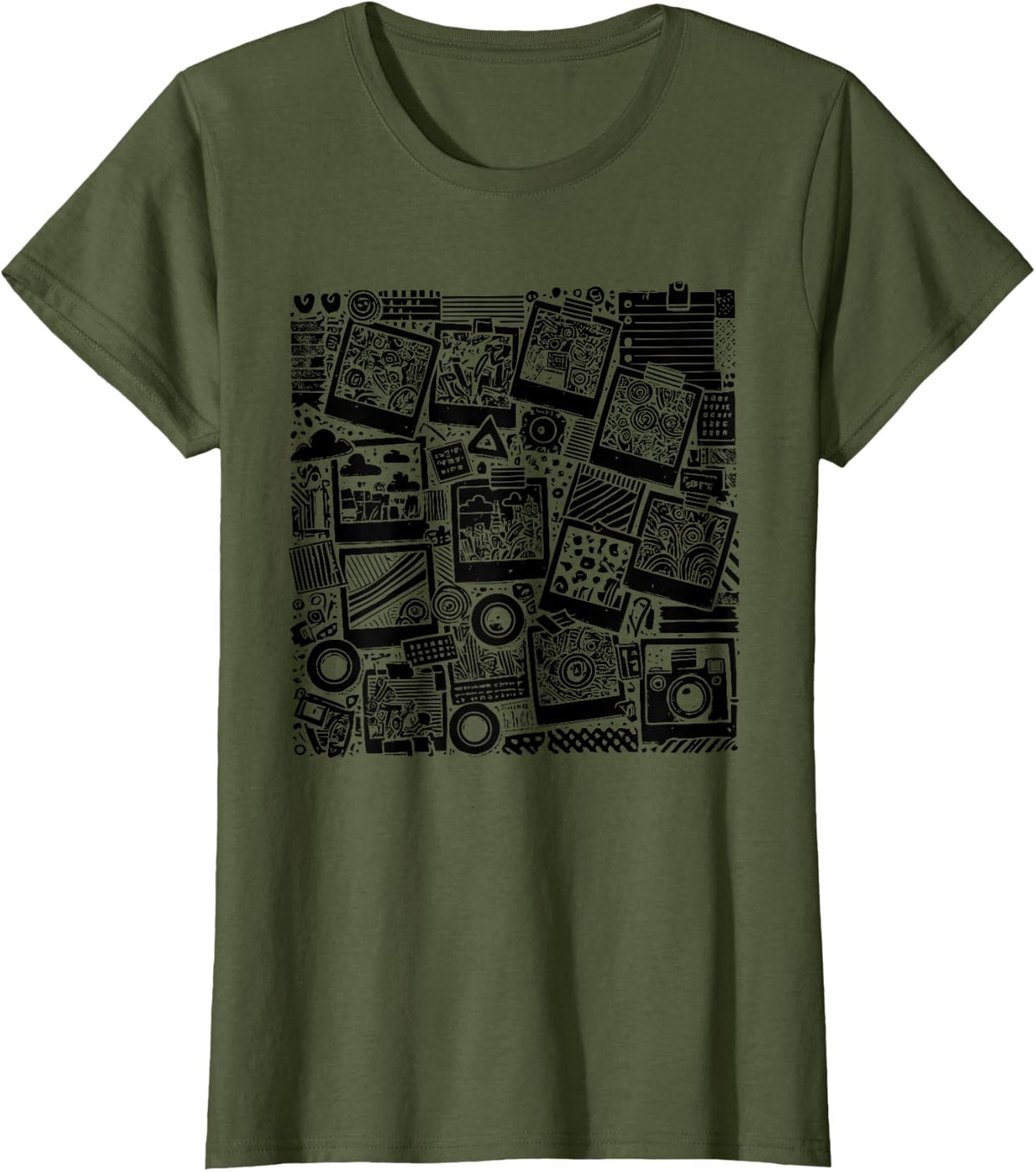 Scrapbooks Scrapbooking Scrapbook Craft Scrapbooker Crafting T-Shirt - Olive Green