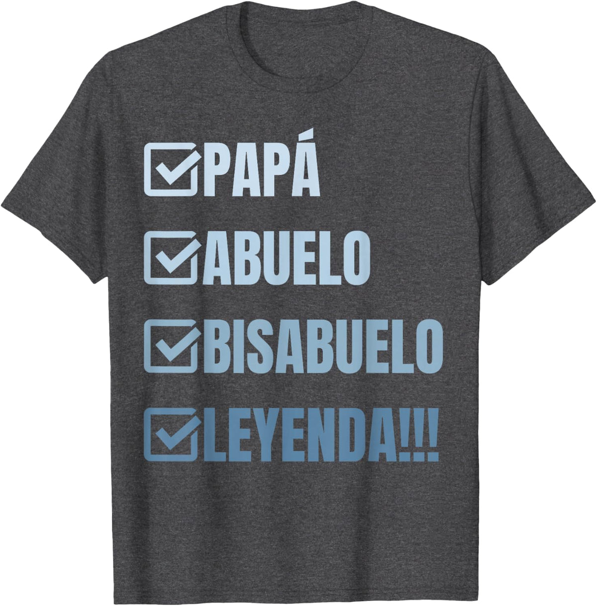 Bisabuelo Regalo Divertido y Anuncio, Bisabuelo Leyenda T-Shirt - Dark Heather Grey