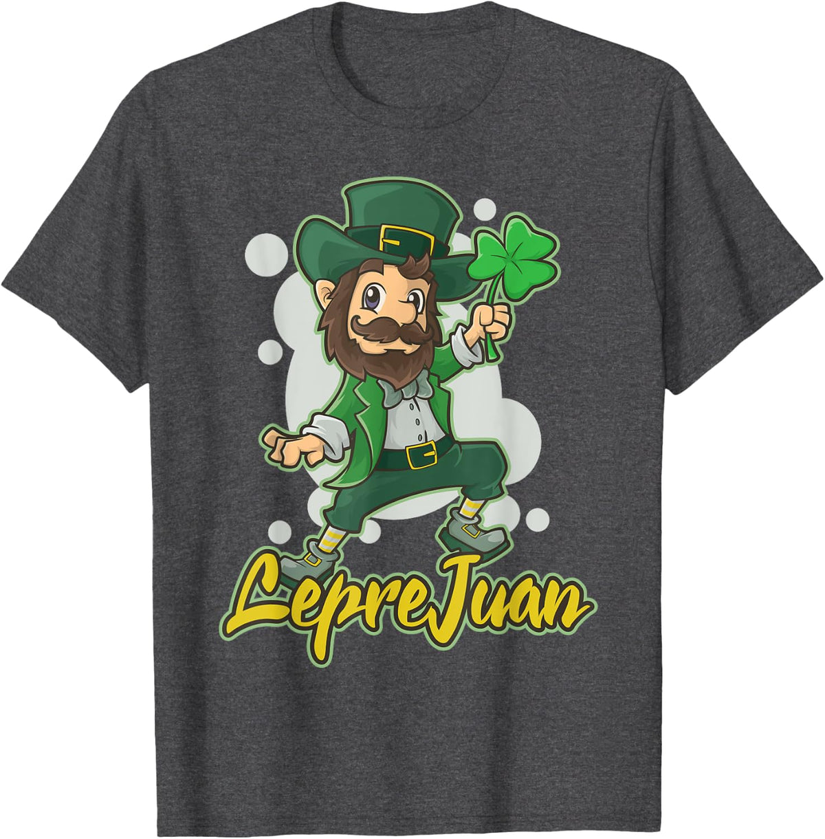 St Patrick's Day Irish Funny Ireland Latino Gift For Mexican T-Shirt - Dark Heather Grey