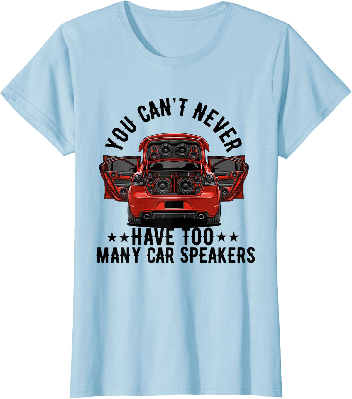 Car Stereo For Audio Installer Speakers Car Bass Audiologist T-Shirt - Baby Blue