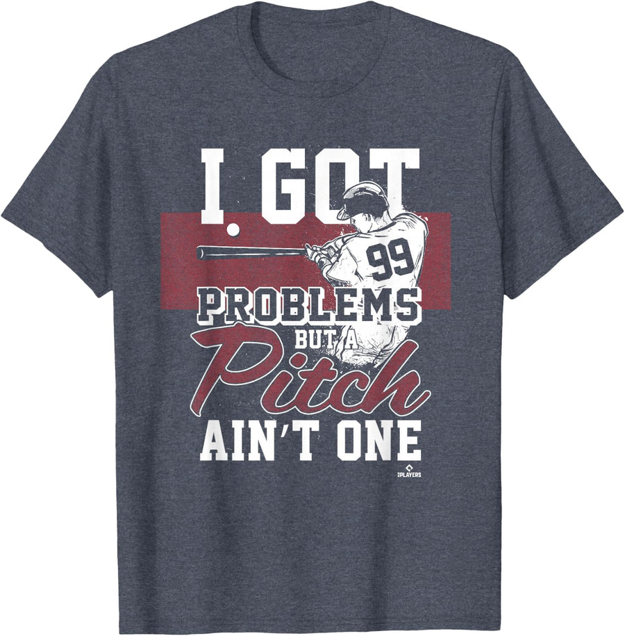 Aaron Judge A Pitch Ain't One Apparel - T-Shirt - Heather Blue