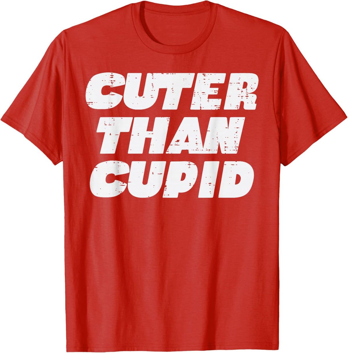 Valentines Day Cuter Than Cupid Toddler Boys Girls Kids Men T-Shirt - Red