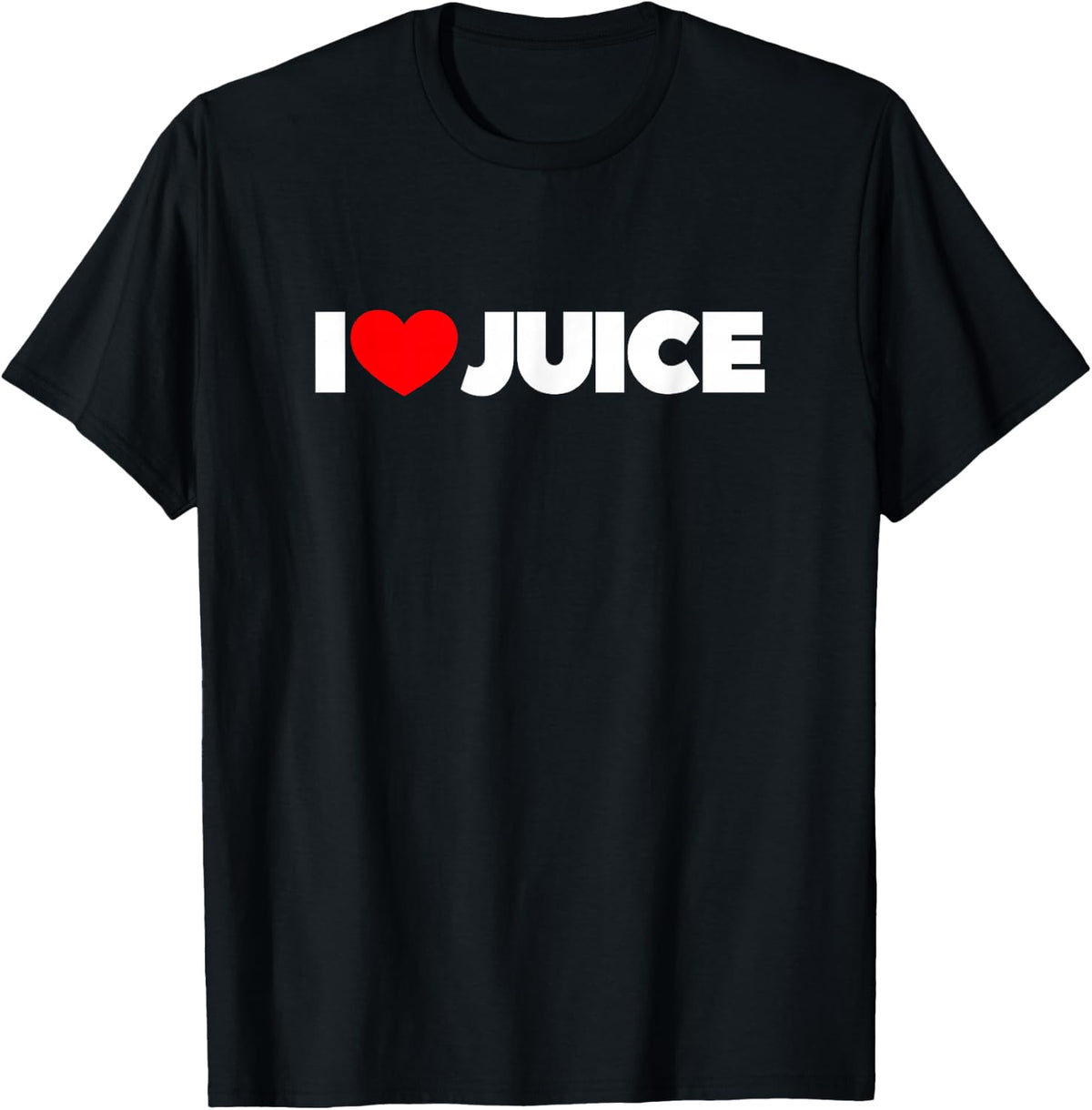 I Love Juice T-Shirt - Black