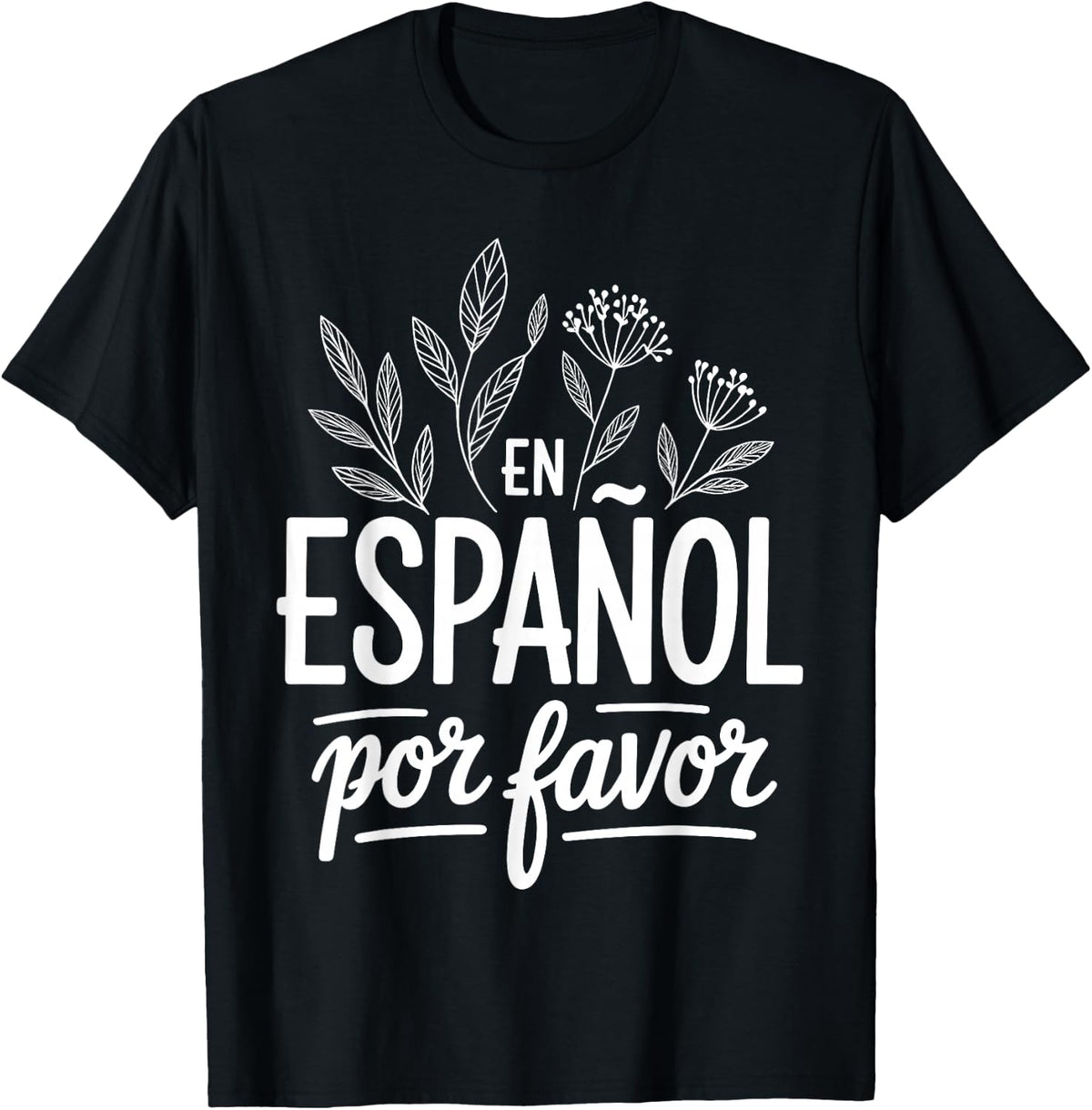 Spanish Teacher Art for Men Women Educator Spanish Teacher T-Shirt - Black