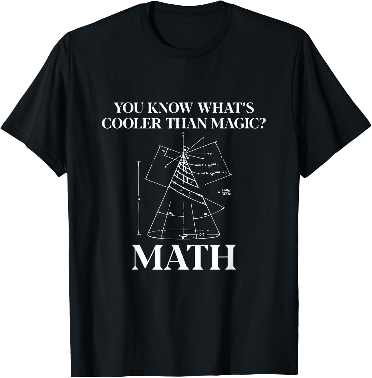 Know What's Cooler Than Magic Math Funny Teacher T-Shirt - Black