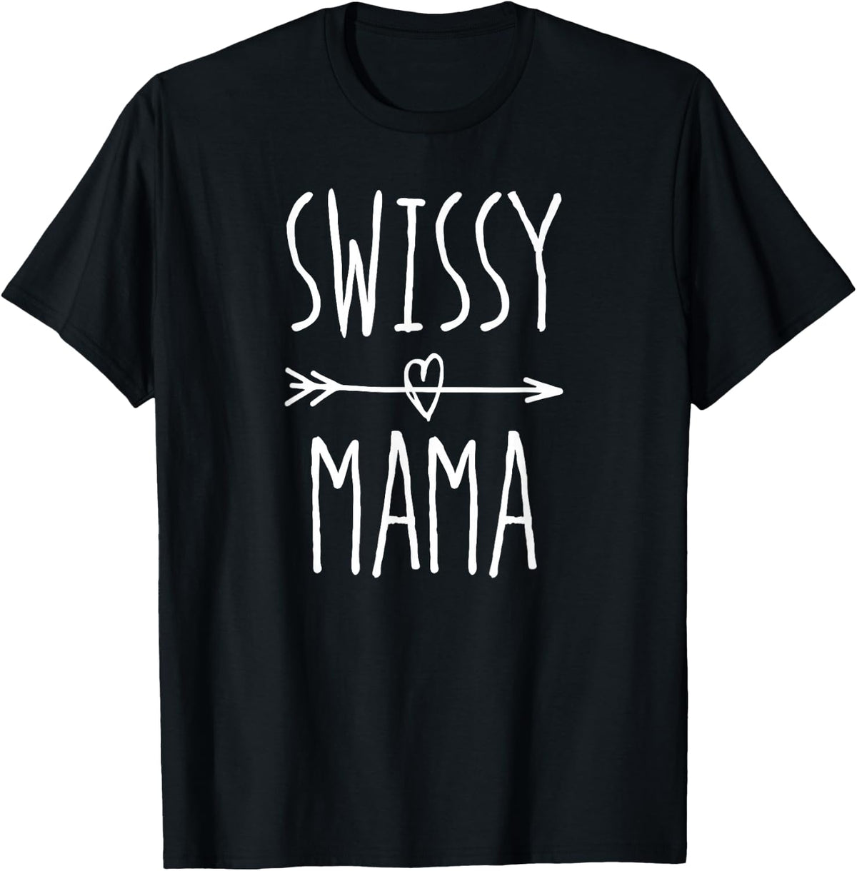 Greater Swiss Mountain Dog Mom Gift Cute Swissy Mama T-Shirt - Black