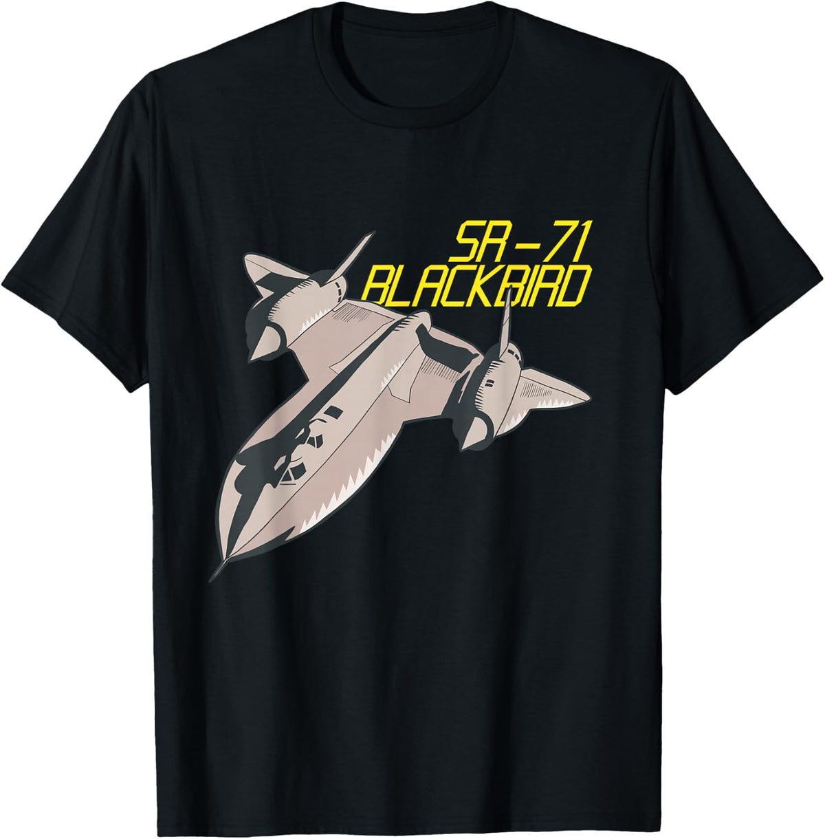 SR71 Stealth Jet Plane USA Flag Blackbird 4th of July T-Shirt - Black