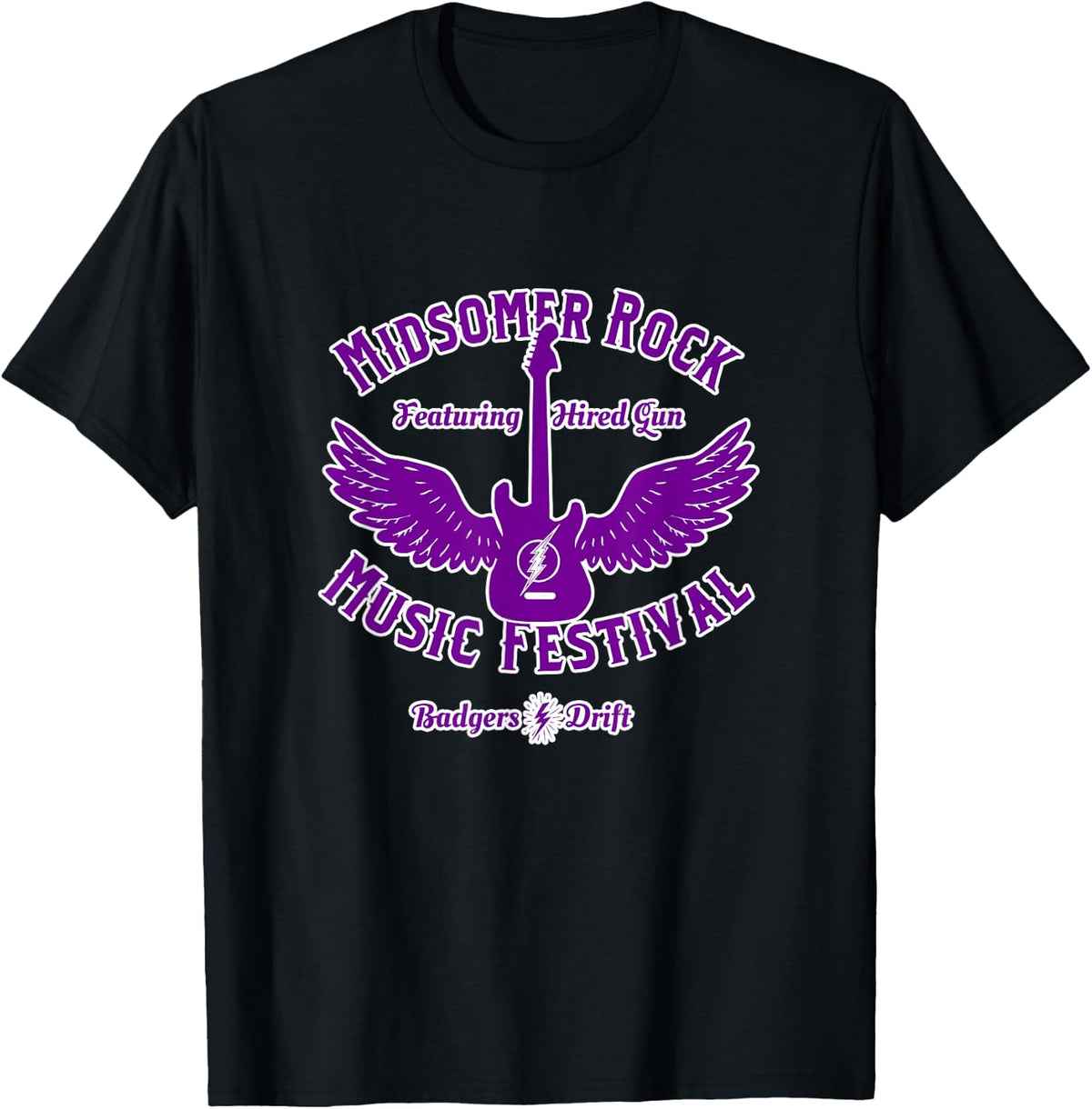 Midsomer Rock Music Festival T-Shirt - Black