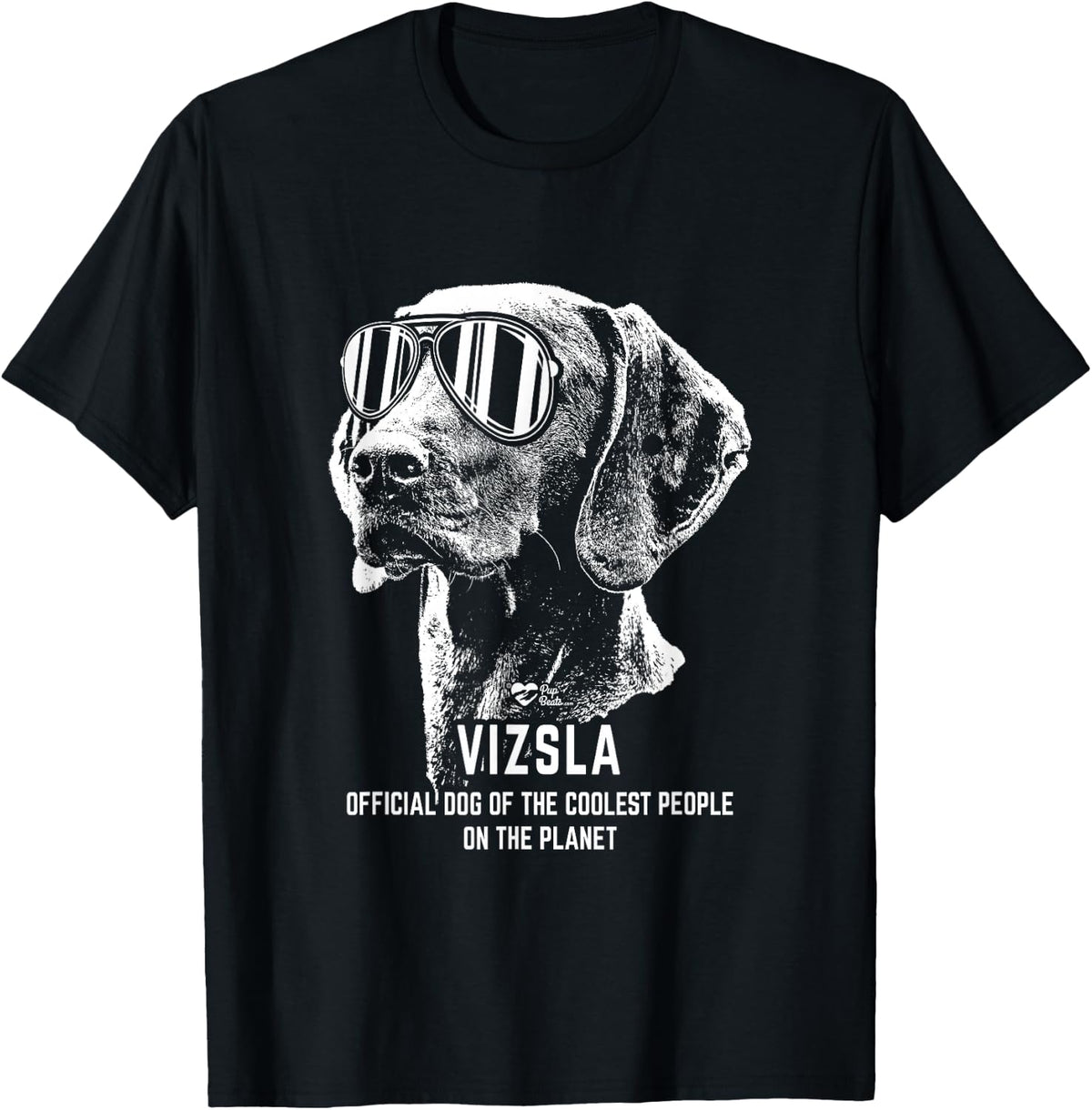 Vizsla Official Dog of the Coolest Pup Lovers T-Shirt T-Shirt - Black