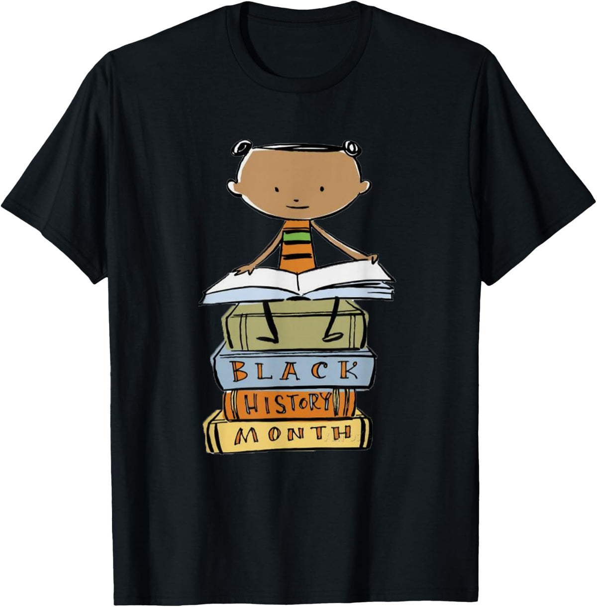 I Am Black History African American Black Pride Tee T-Shirt for Boys Girls Kids - Black