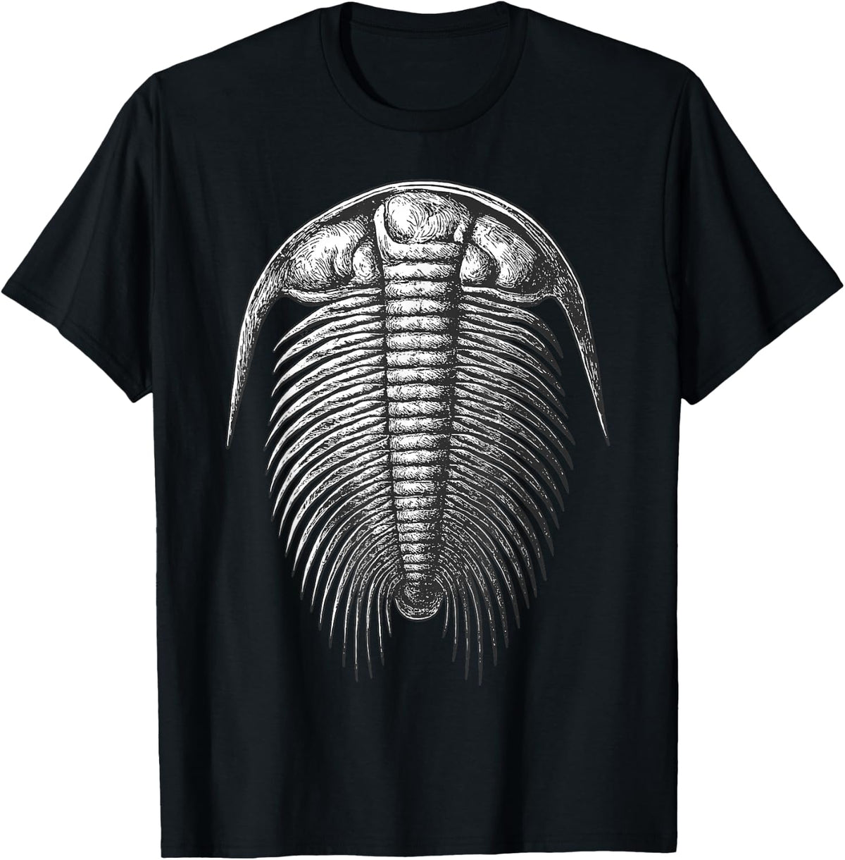 Paradoxides Trilobite Fossil – Cambrian Marine Life T-Shirt - Black
