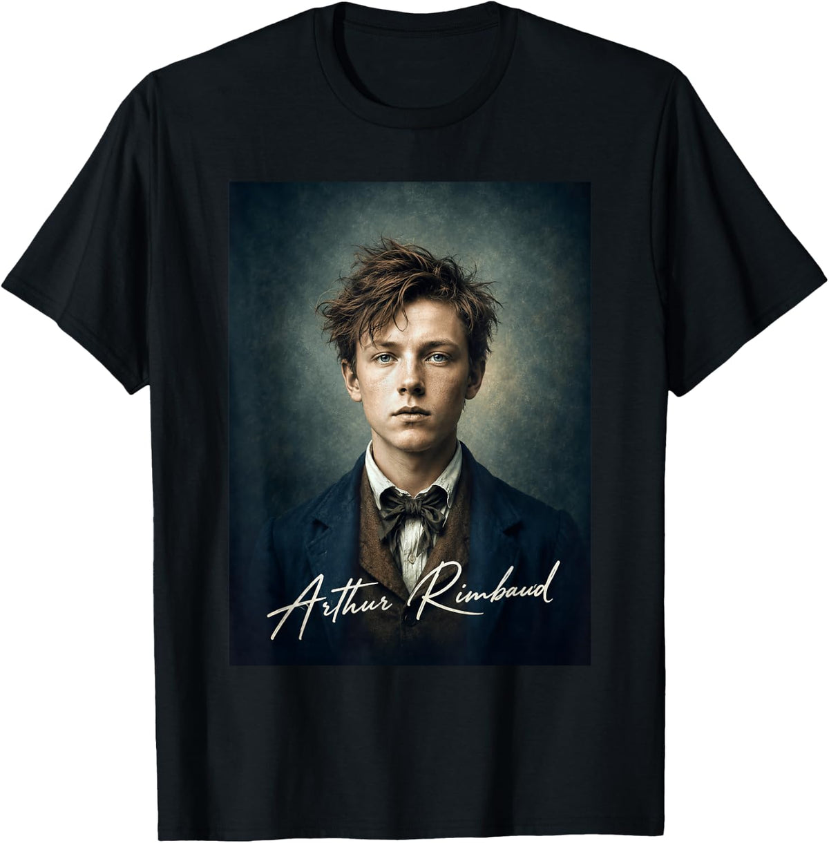 Arthur Rimbaud Poet French T-Shirt - Black