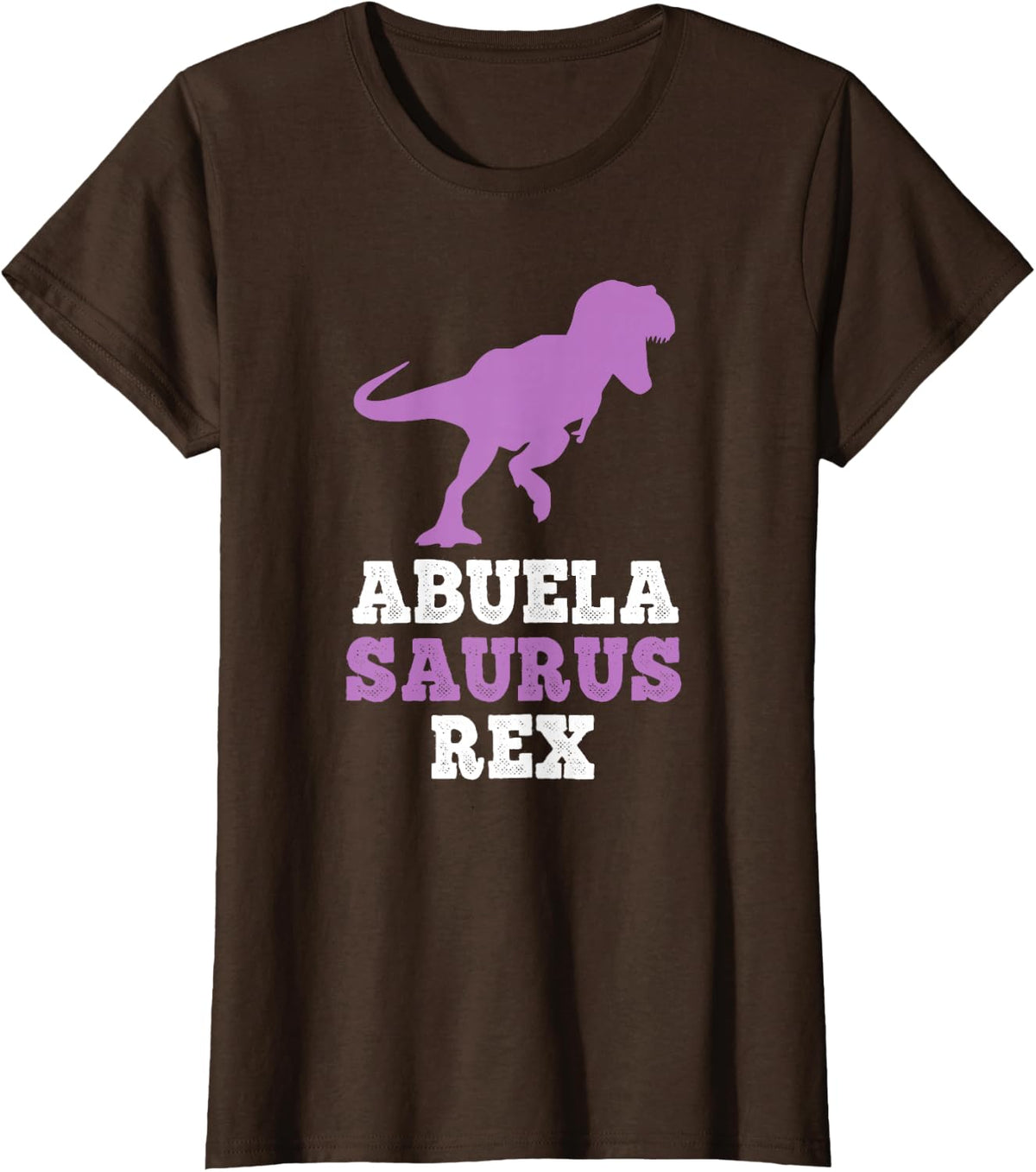 AbuelaSaurus Rex Dino Dinosaur Funny Abuela-Saurus T-Shirt - Brown