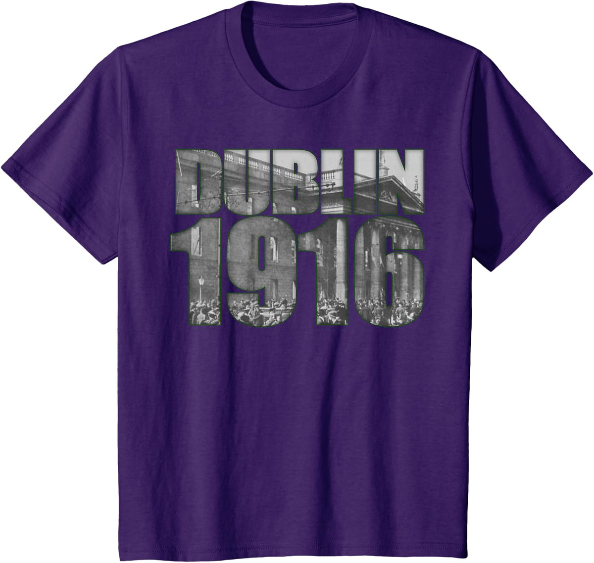 Ireland Easter Rising Dublin GPO 1916 T-Shirt T-Shirt - Purple