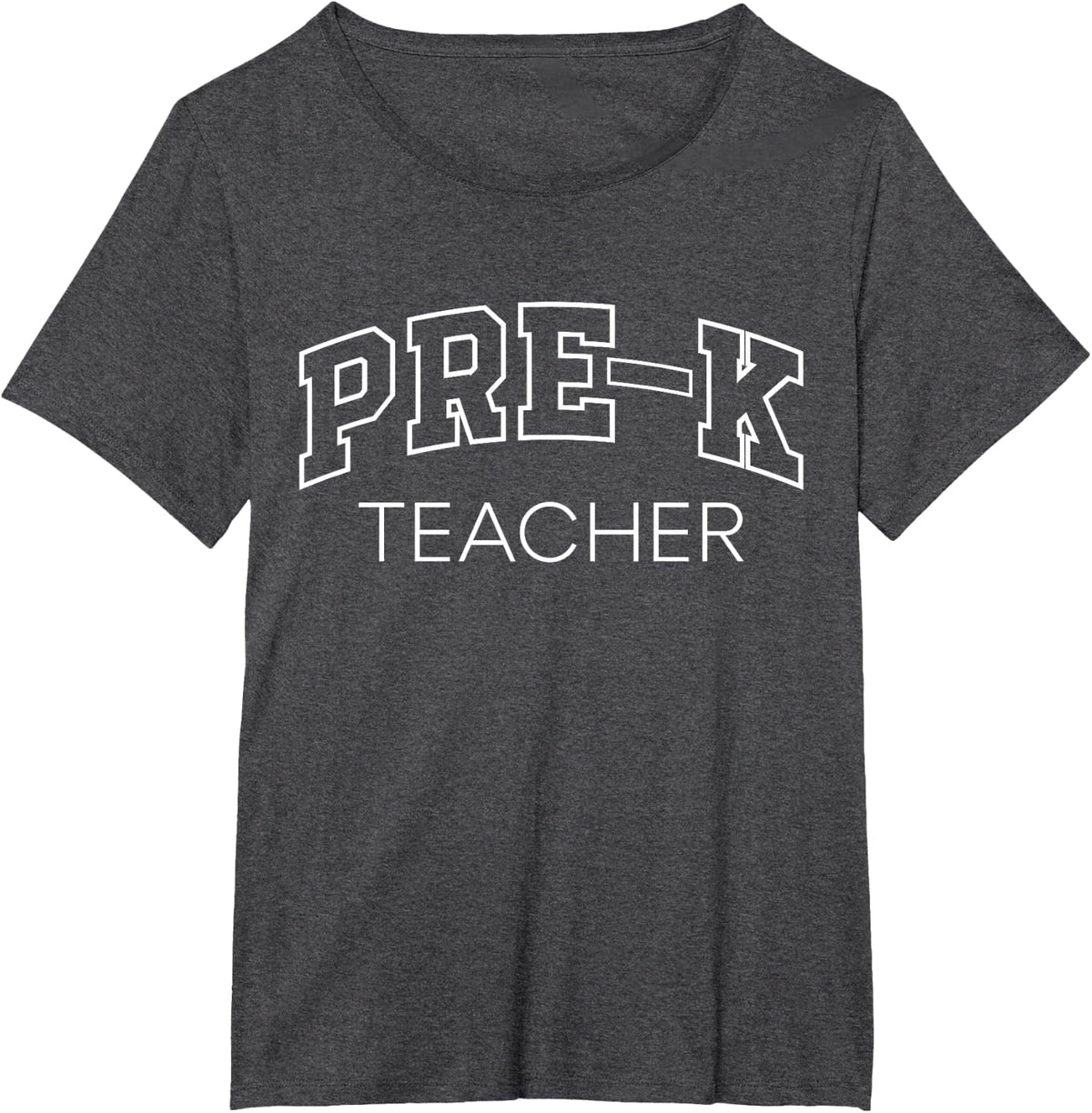 Pre-K Teacher Back to First Day of School T-Shirt - Dark Heather Grey