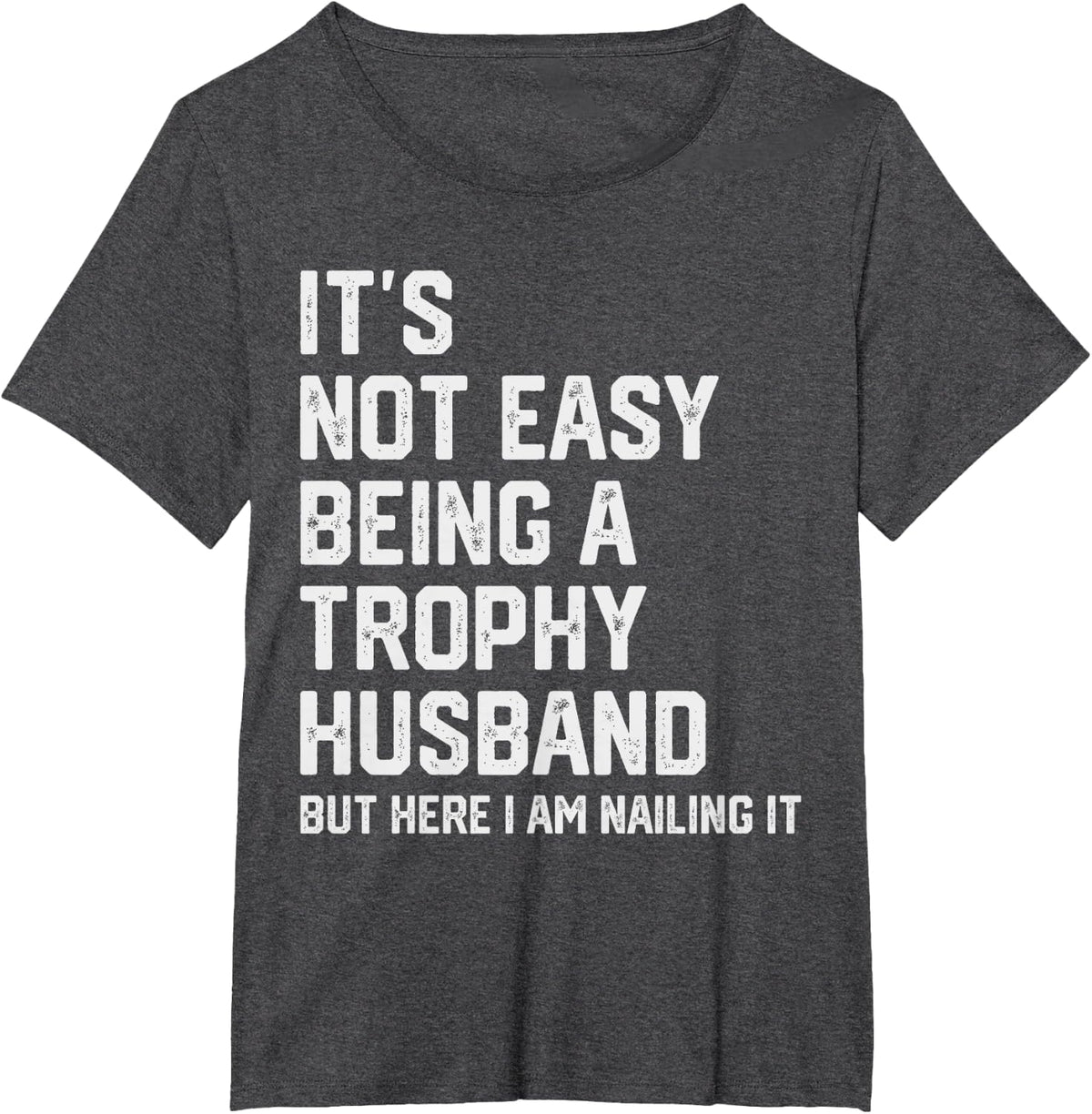 Funny Husband Wife Marriage Anniversary Tee - Men's Vintage Humorous Modern T-Shirt - Black - Small - Short Sleeve - Dark