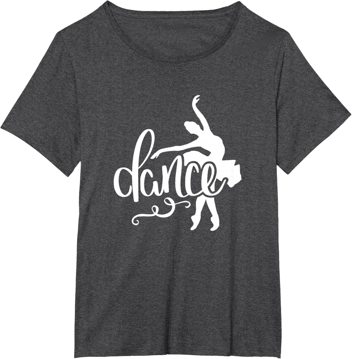 Ballet Dance Ballerina Barre Gift Women Girl Kids T-Shirt - Dark Heather Grey