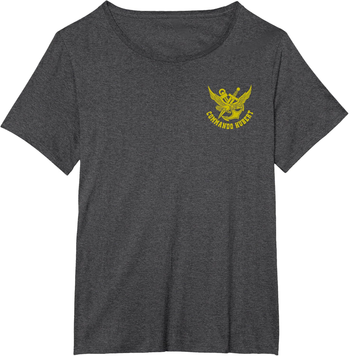 French Navy Special Forces Commando Hubert T-shirt T-Shirt - Dark Heather Grey