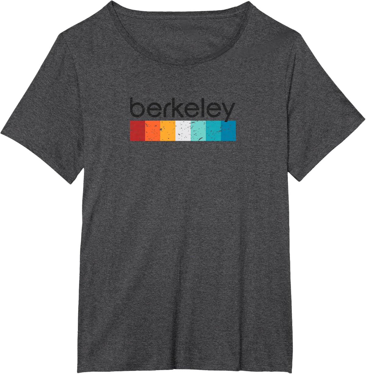 Retro Berkeley CA California Design T-shirt T-Shirt - Dark Heather Grey