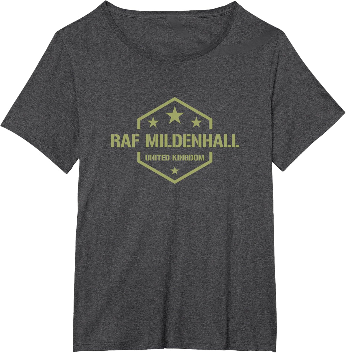 RAF Mildenhall T-Shirt - Dark Heather Grey