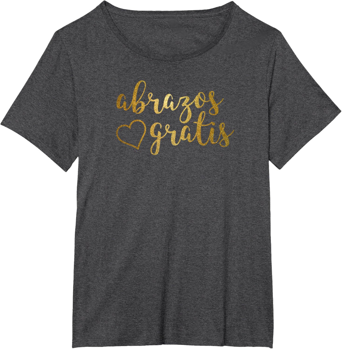 Abrazos Gratis Spanish T-Shirt | Spanish Hugs Gift T-Shirt - Dark Heather Grey