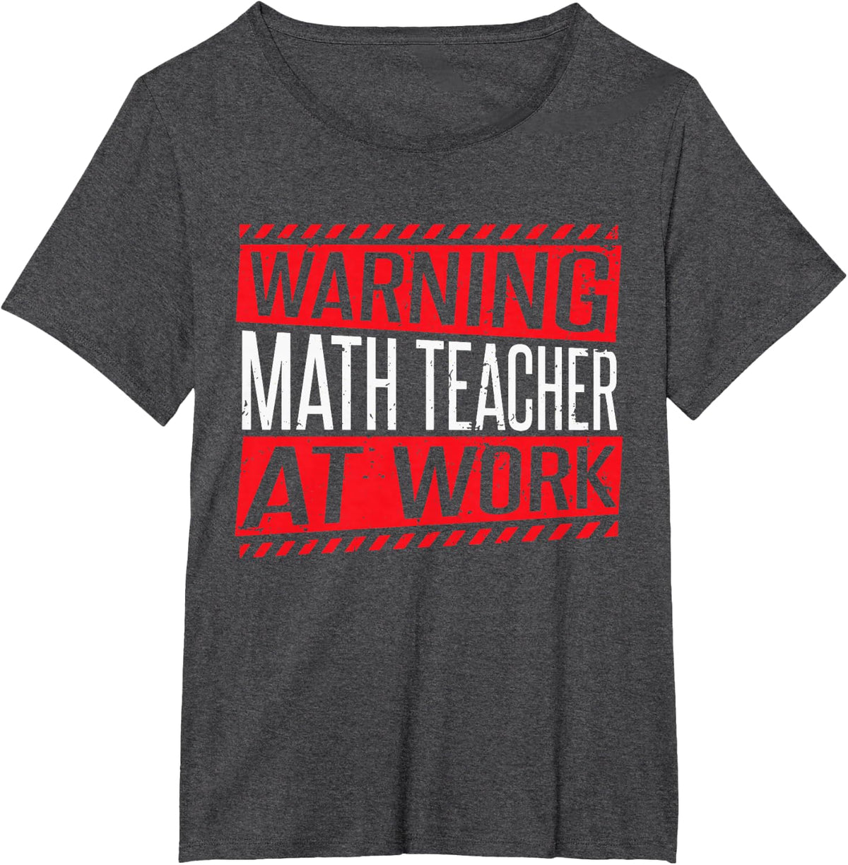 Math Teacher T-Shirt - Dark Heather Grey