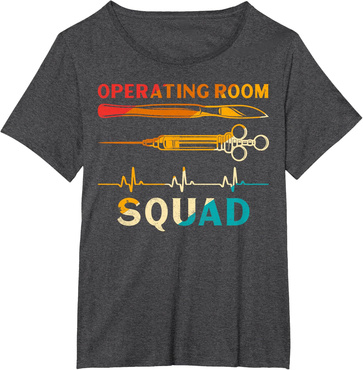 Operating Room Squad - OR Surgical Tech Technologist Gifts T-Shirt - Dark Heather Grey