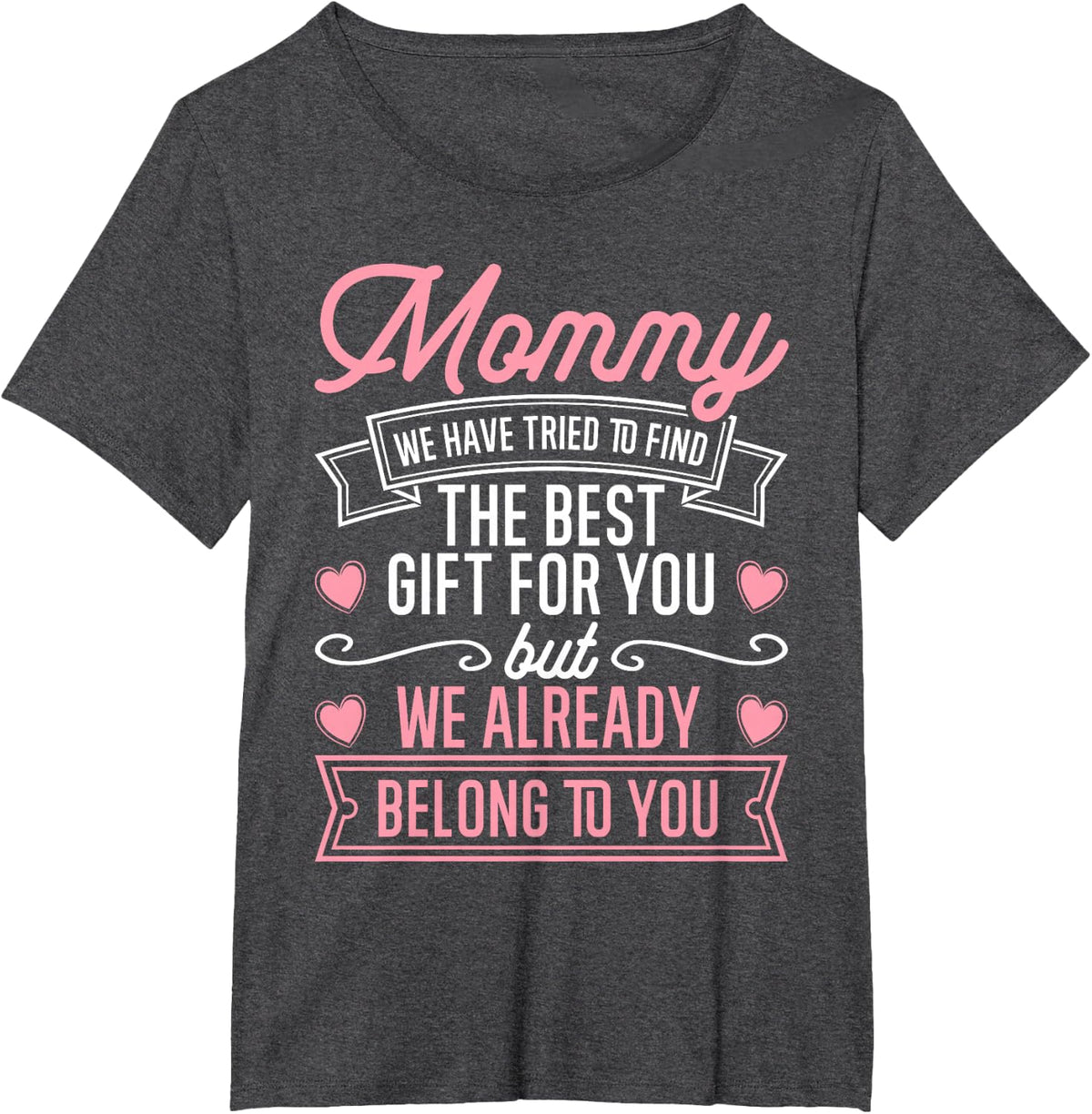 Mothers Day Shirt for Mom from Daughter Son Best Mom T-Shirt - Dark Heather Grey