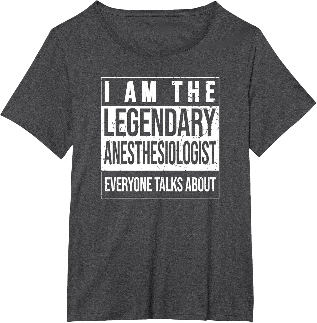 Anesthesia Birthday Born Anesthesiologist T-Shirt - Dark Heather Grey