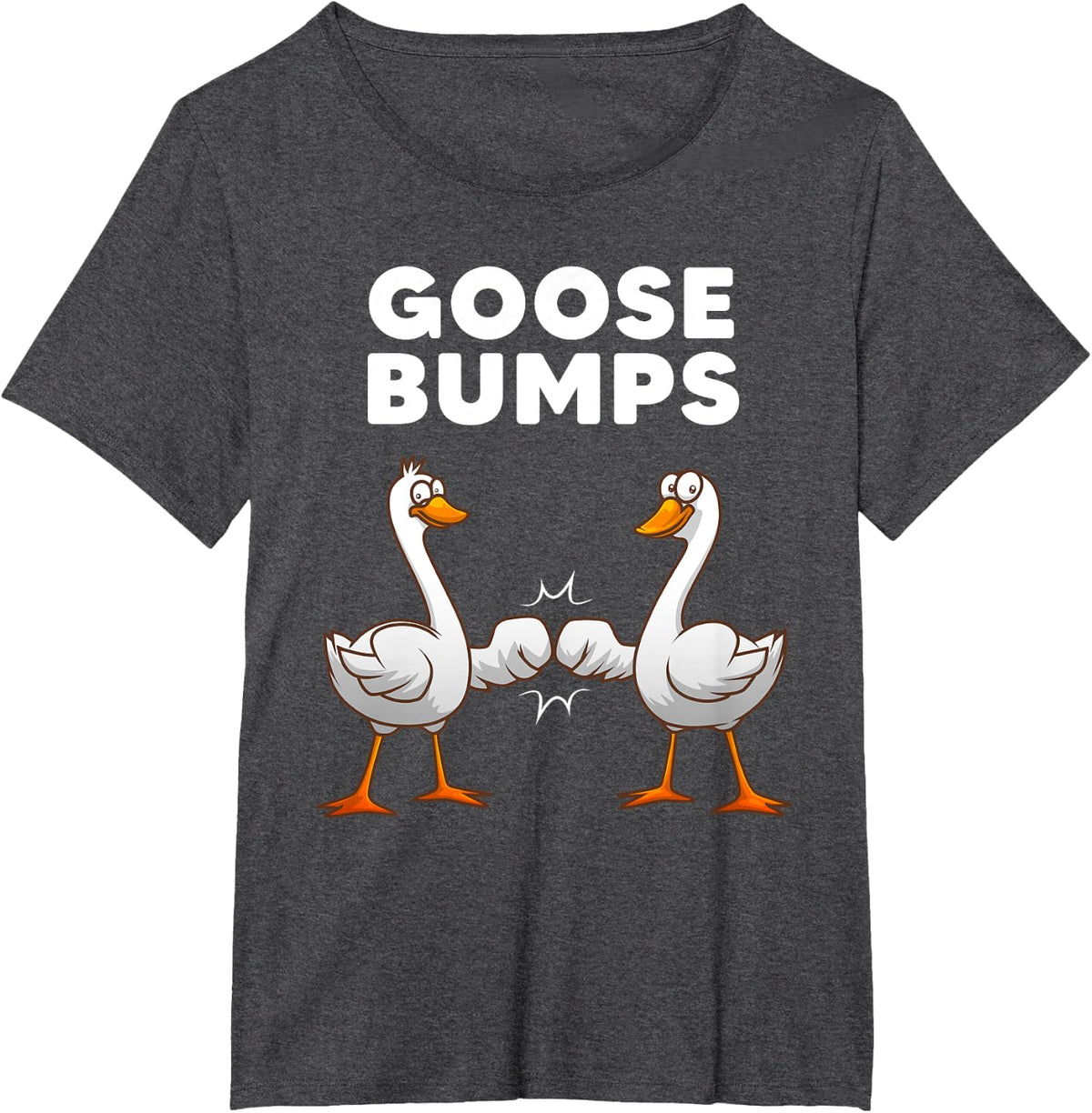 Funny Goose Design For Men Women Geese Duck Animal Lovers T-Shirt - Dark Heather Grey