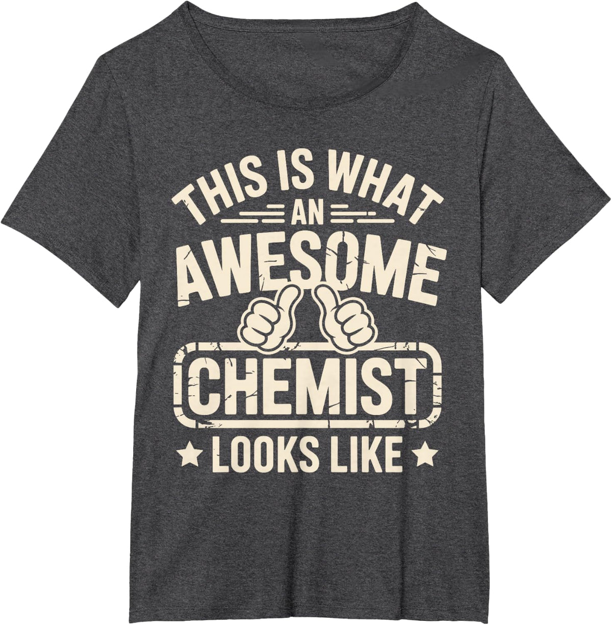 Cool Chemist Art for Men Women Chemistry Science Chemist T-Shirt - Dark Heather Grey