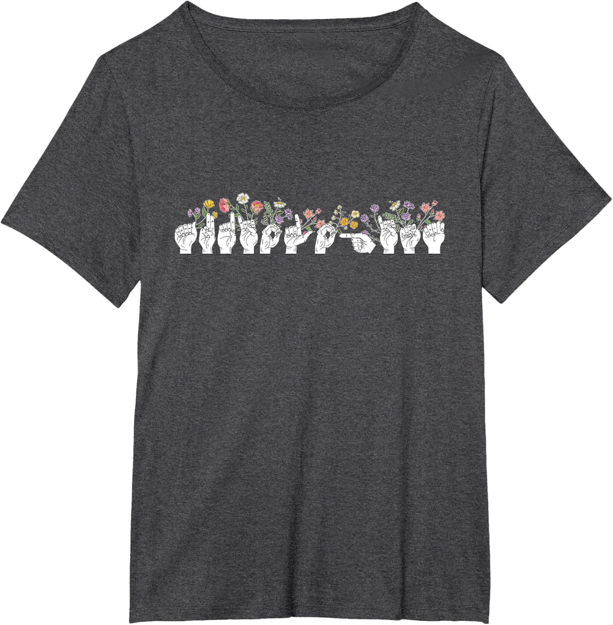 Sign Language Audiologist Tee Shirt for Hearing Healthcare Professional Audiology T-Shirt - Dark Heather Grey