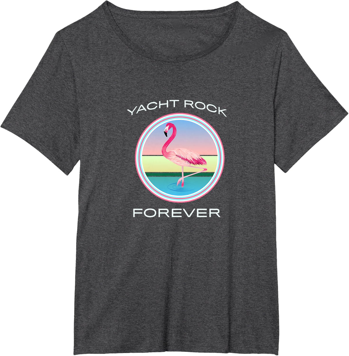 Yacht Rock Forever T-Shirt 80s Retro Style T-Shirt - Dark Heather Grey