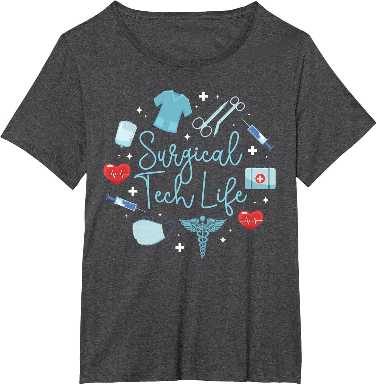 Surgical Tech Life Surgical Technologist Surgical Technology T-Shirt - Dark Heather Grey