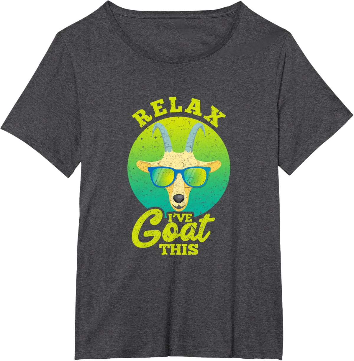 Relax I've Goat This Funny Goats Farmer T-Shirt - Dark Heather Grey