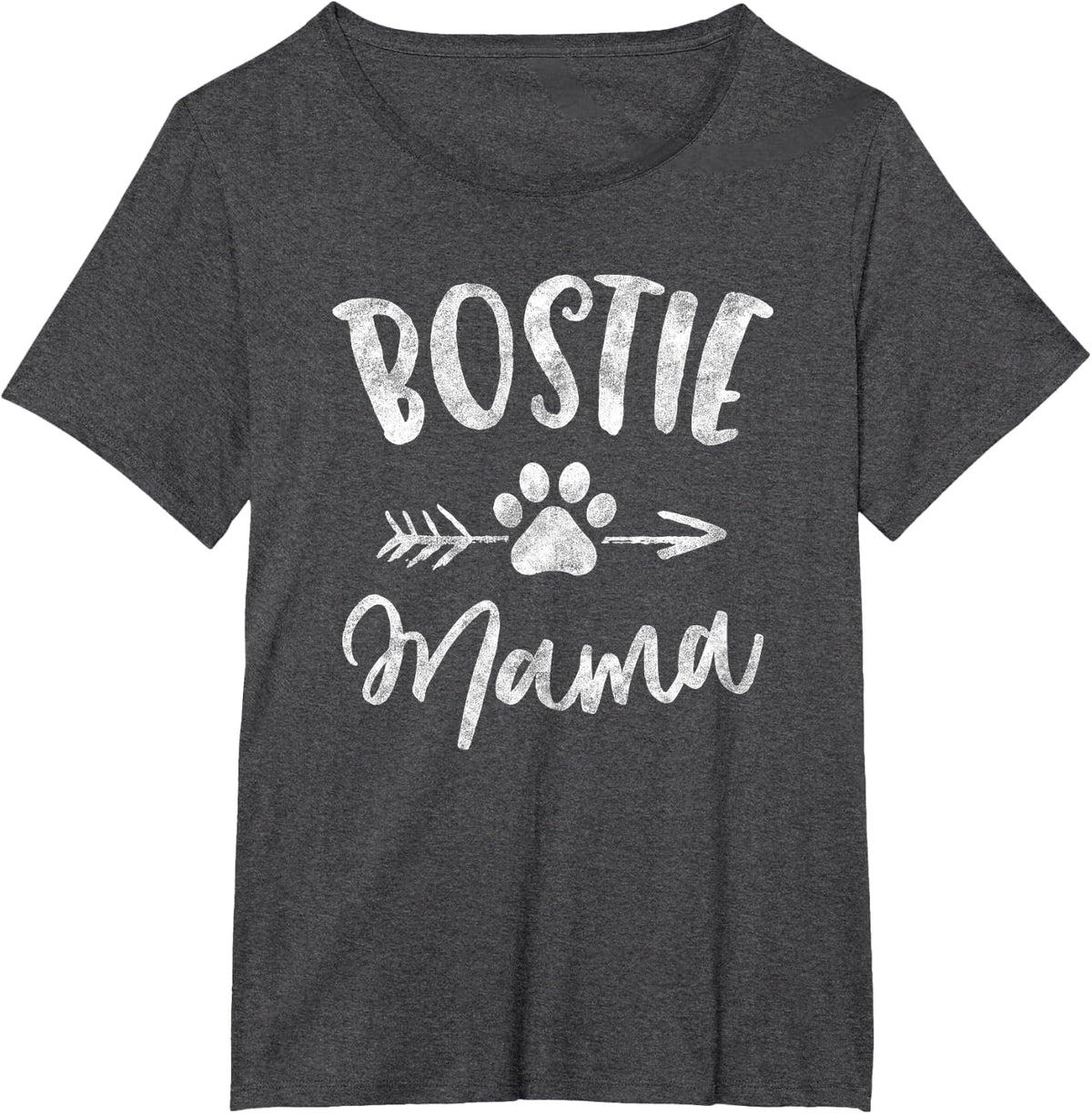 Bostie Mama Shirt Boston Terrier Lover Gifts Dog Mom Tshirts T-Shirt - Dark Heather Grey