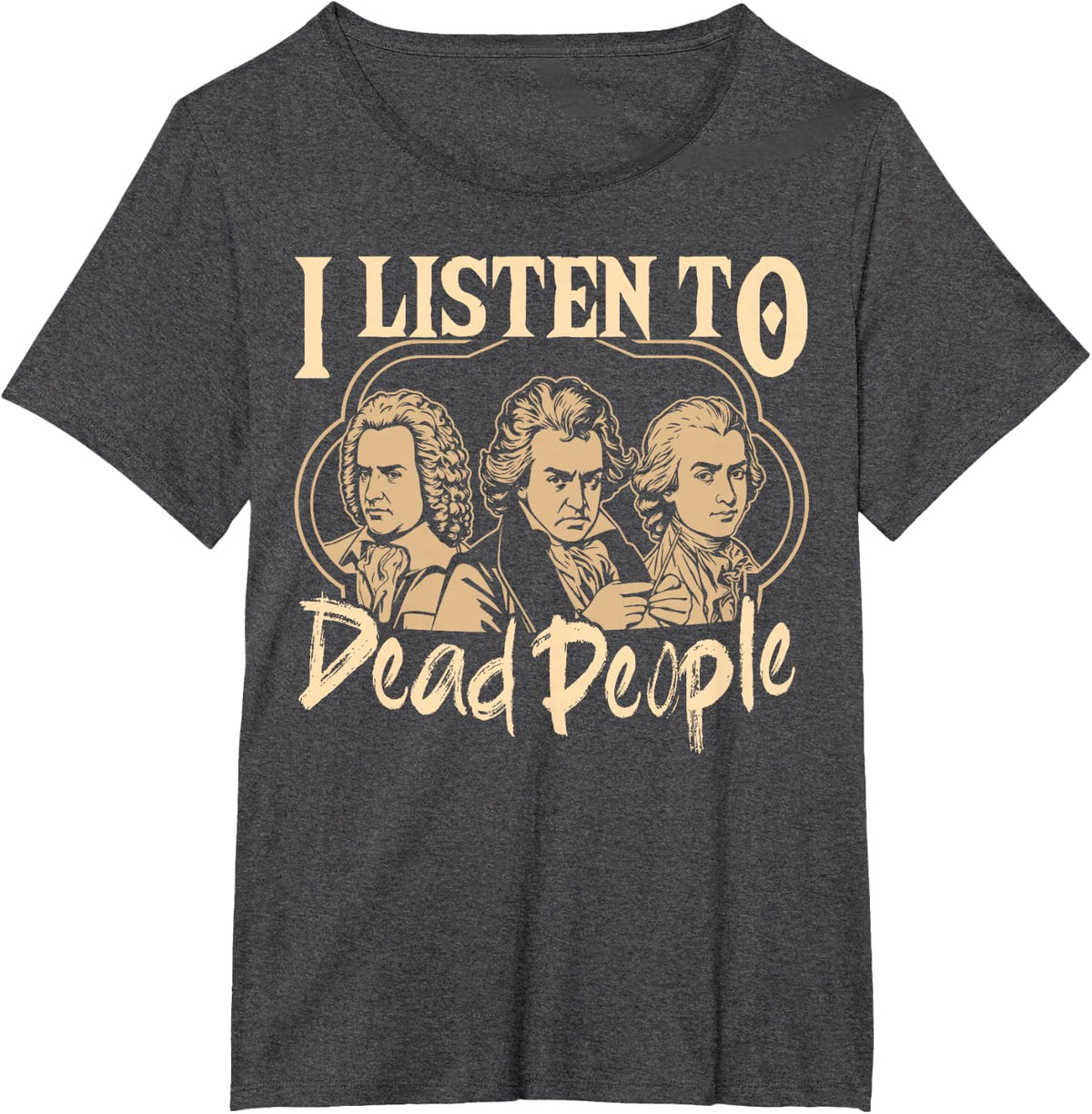Classical Music Orchestra Composer Melody Player Instruments T-Shirt - Dark Heather Grey