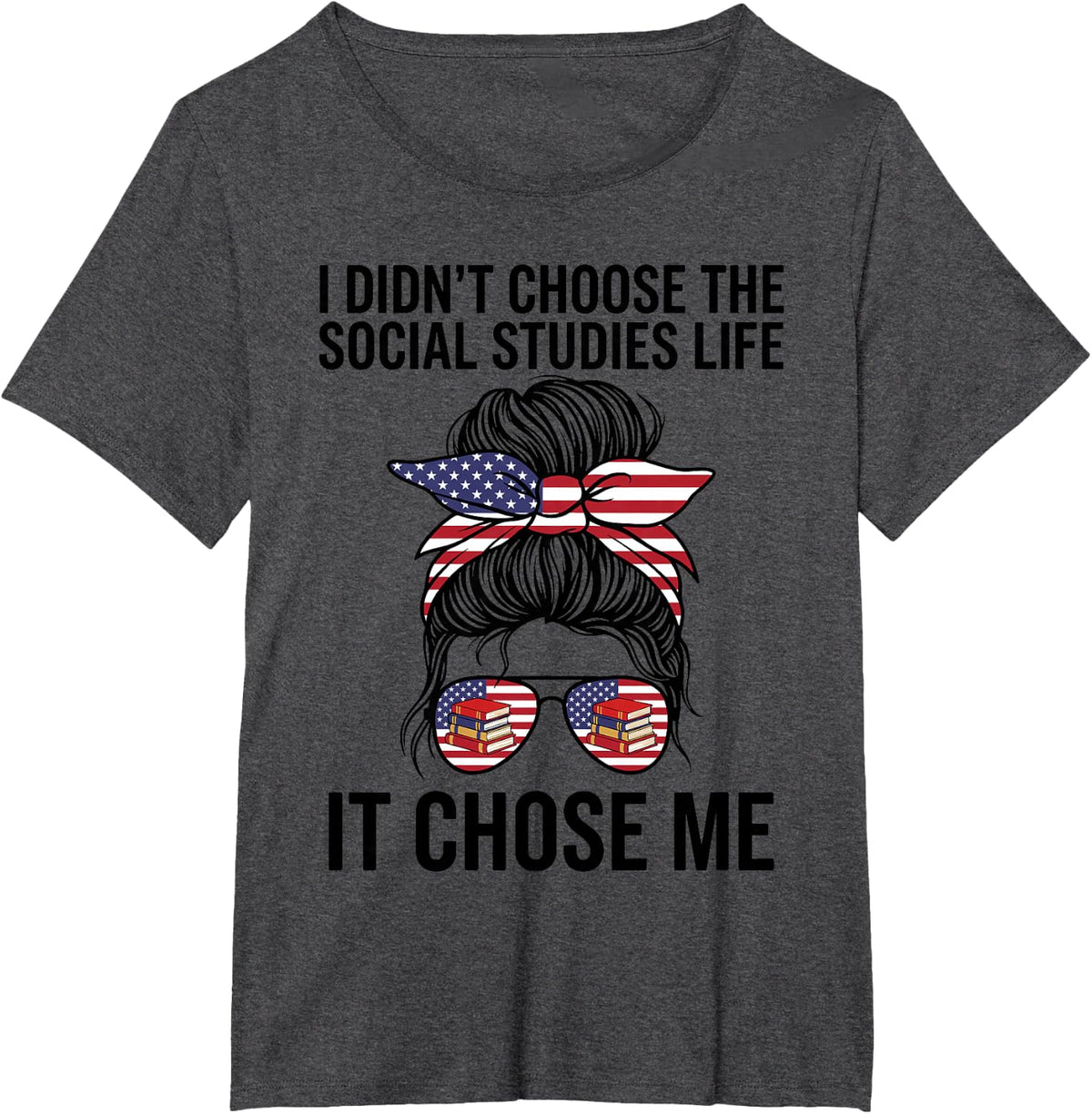 Cool Social Studies Teacher Art for Men Women History Lover T-Shirt - Dark Heather Grey