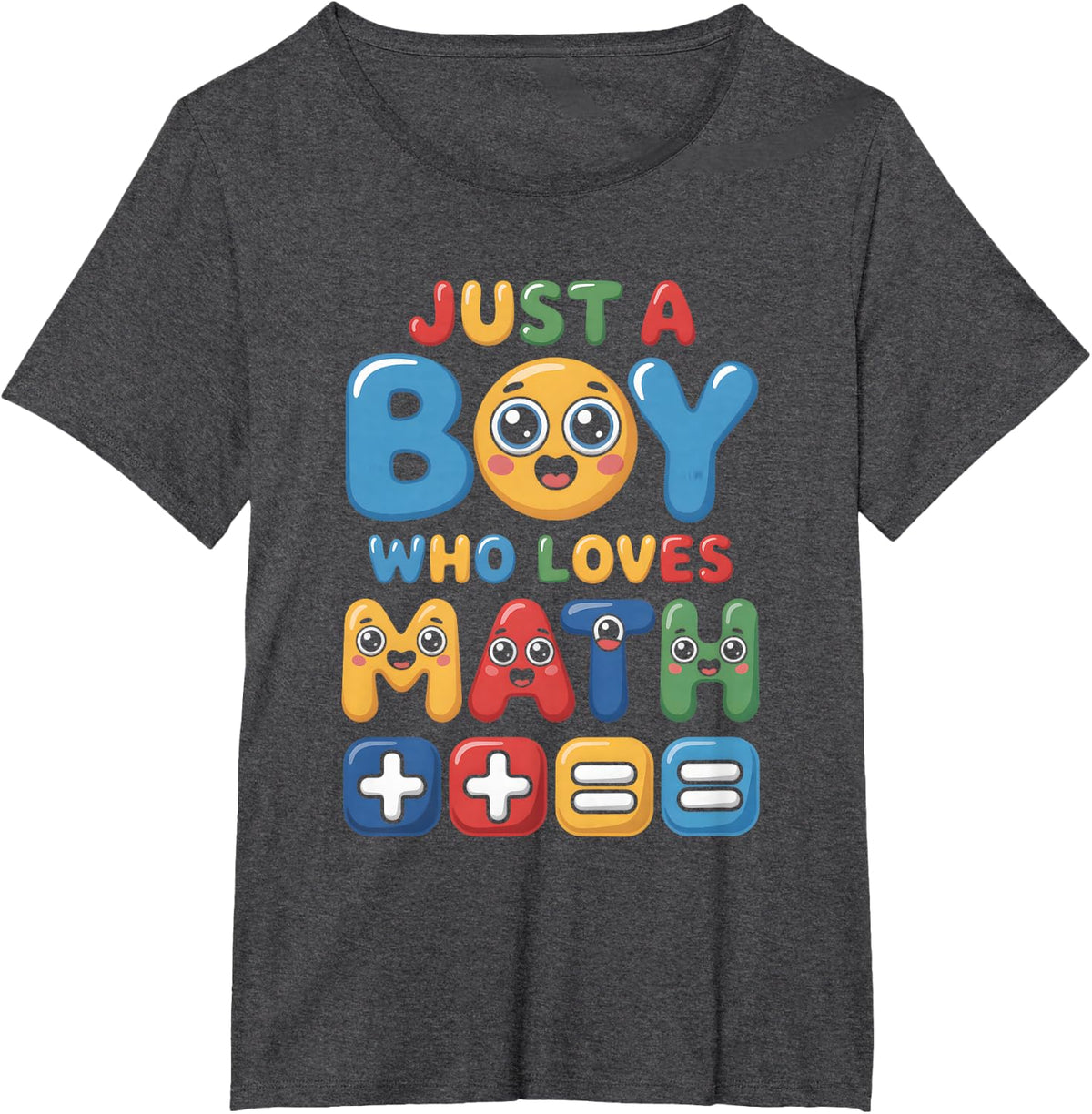 Numbers Mathematic T-Shirt - Dark Heather Grey