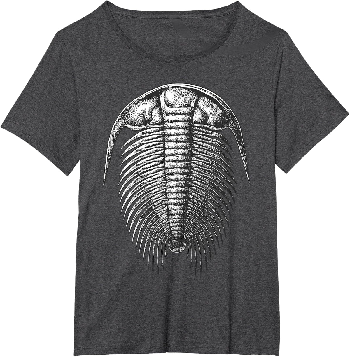 Paradoxides Trilobite Fossil – Cambrian Marine Life T-Shirt - Dark Heather Grey