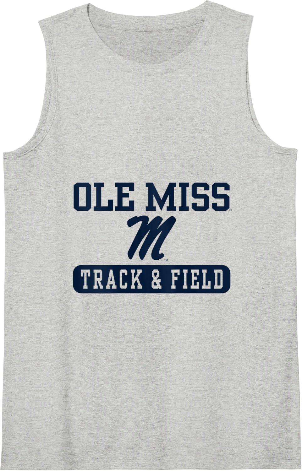 Mississippi Ole Miss Rebels Track & Field Tank Top - Heather Grey