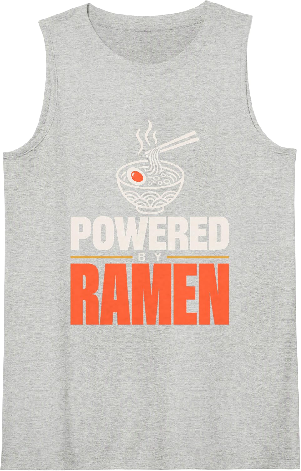 Ramen Lover Japanese Noodle Foodie Sleeveless Tank Top - Heather Grey