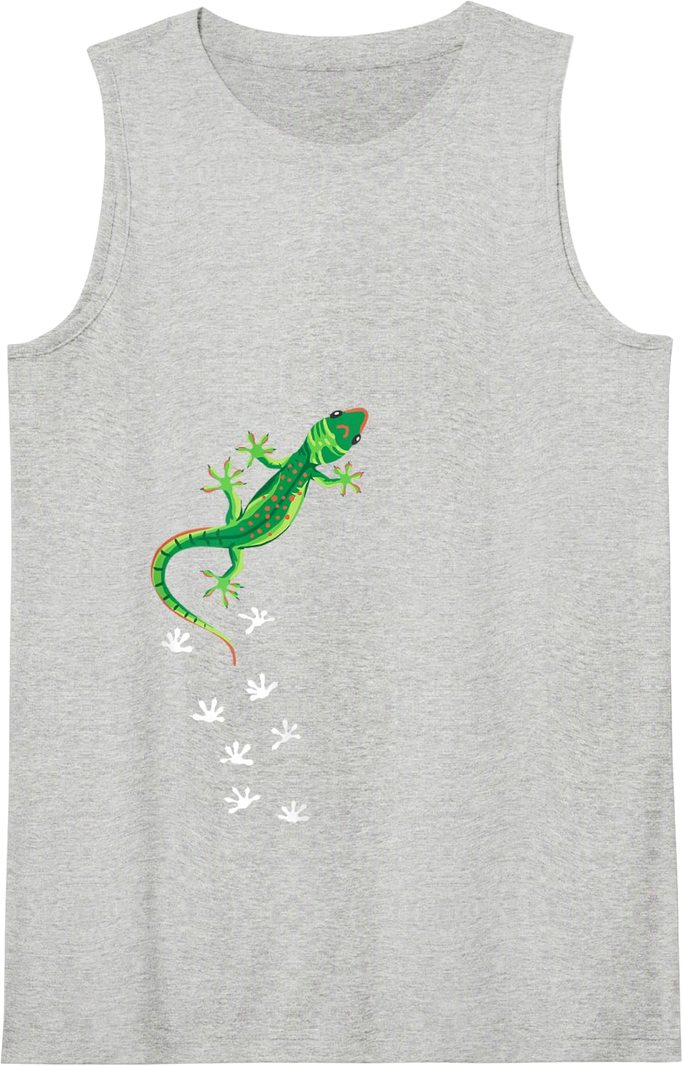 Cool Lizard Art Men Women Herpetology Reptile Lizard Lover Tank Top - Heather Grey