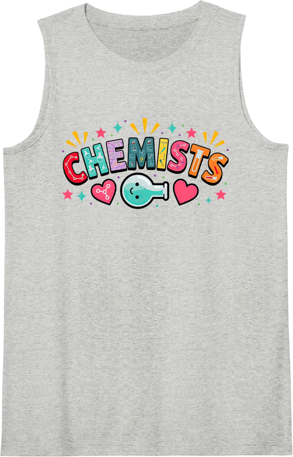 Medicinal Chemist Drug Discovery Scientist Chemistry Sleeveless Tank Top - Heather Grey