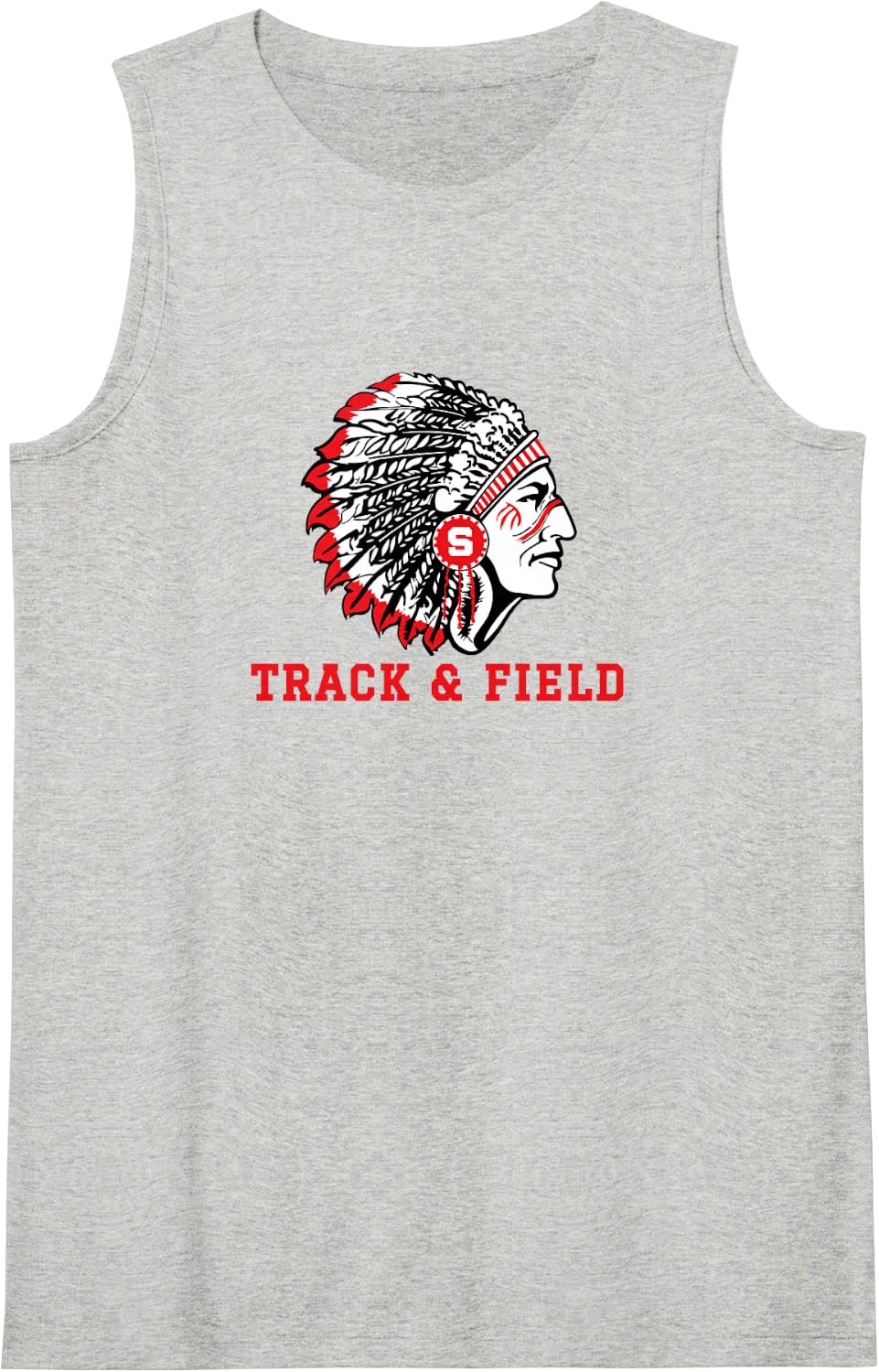 Sullivan Golden Arrows Track & Field Tank Top - Heather Grey