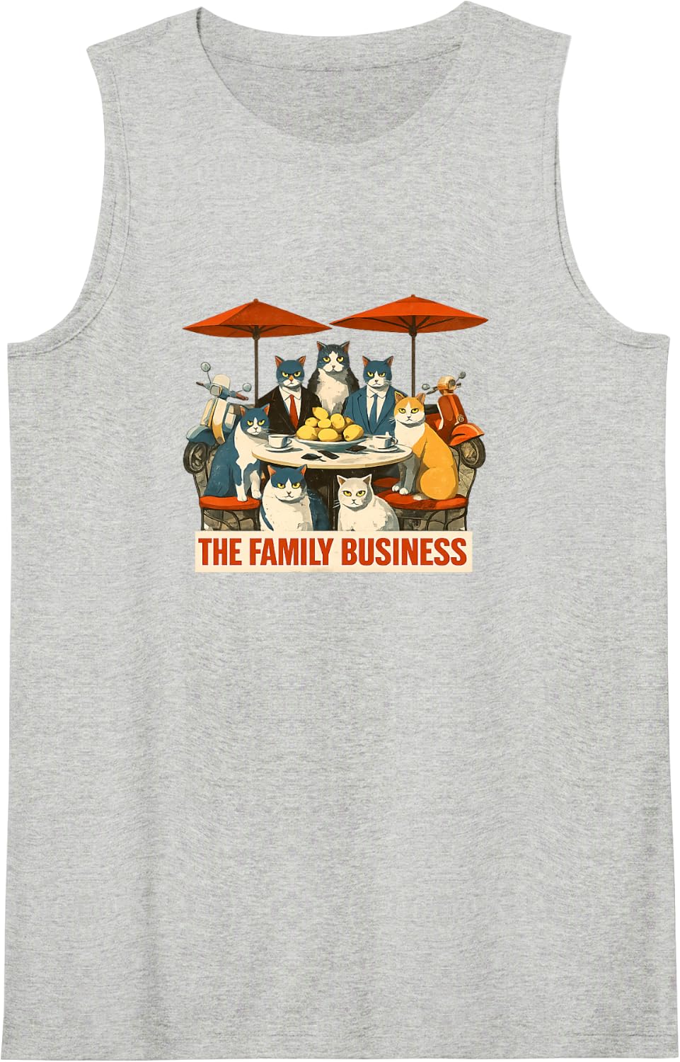 The Family Business Tank Top - Heather Grey