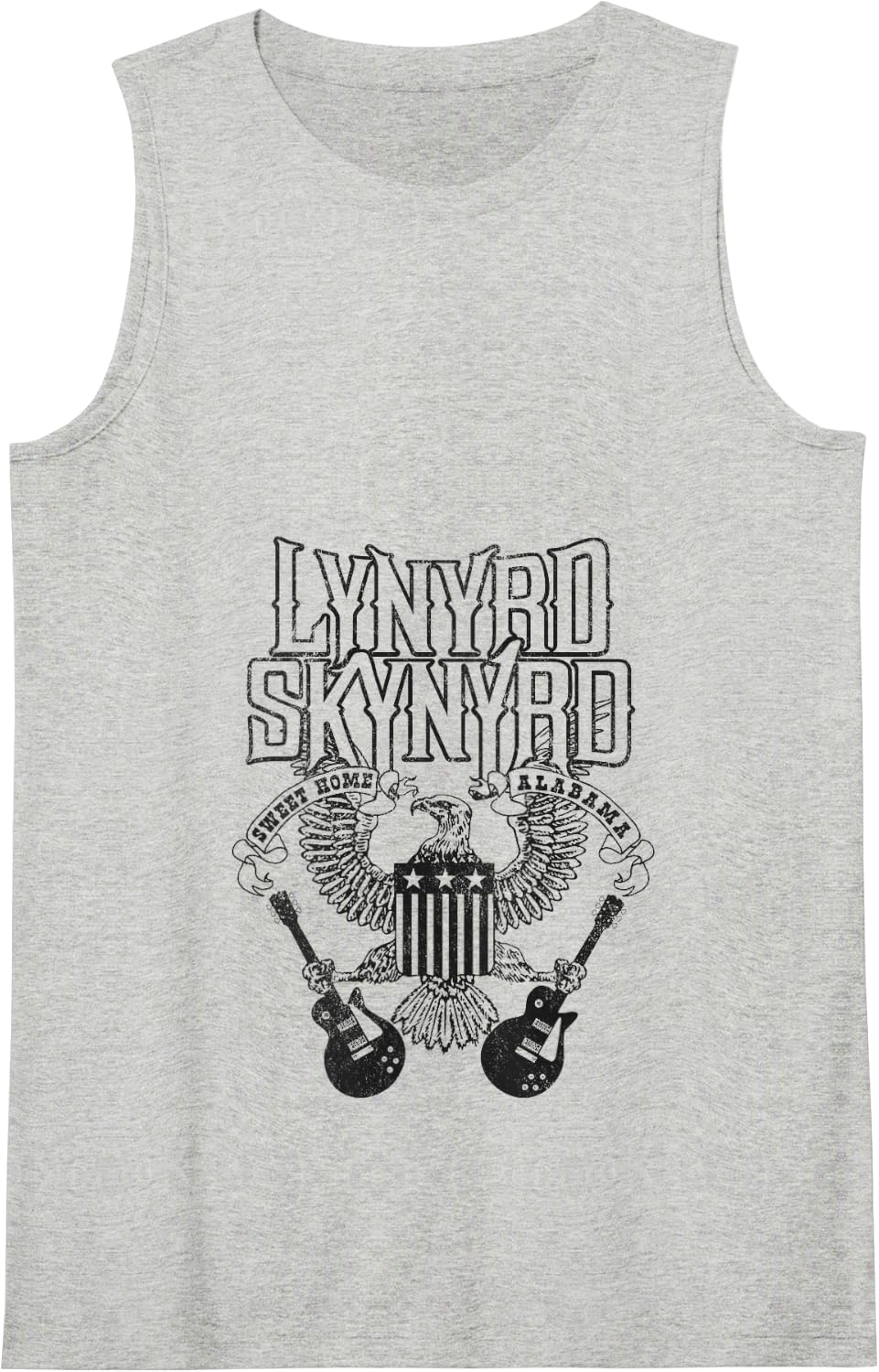 Sweet Home Alabama Eagle Guitars Classic Southern Rock Music Tank Top - Heather Grey