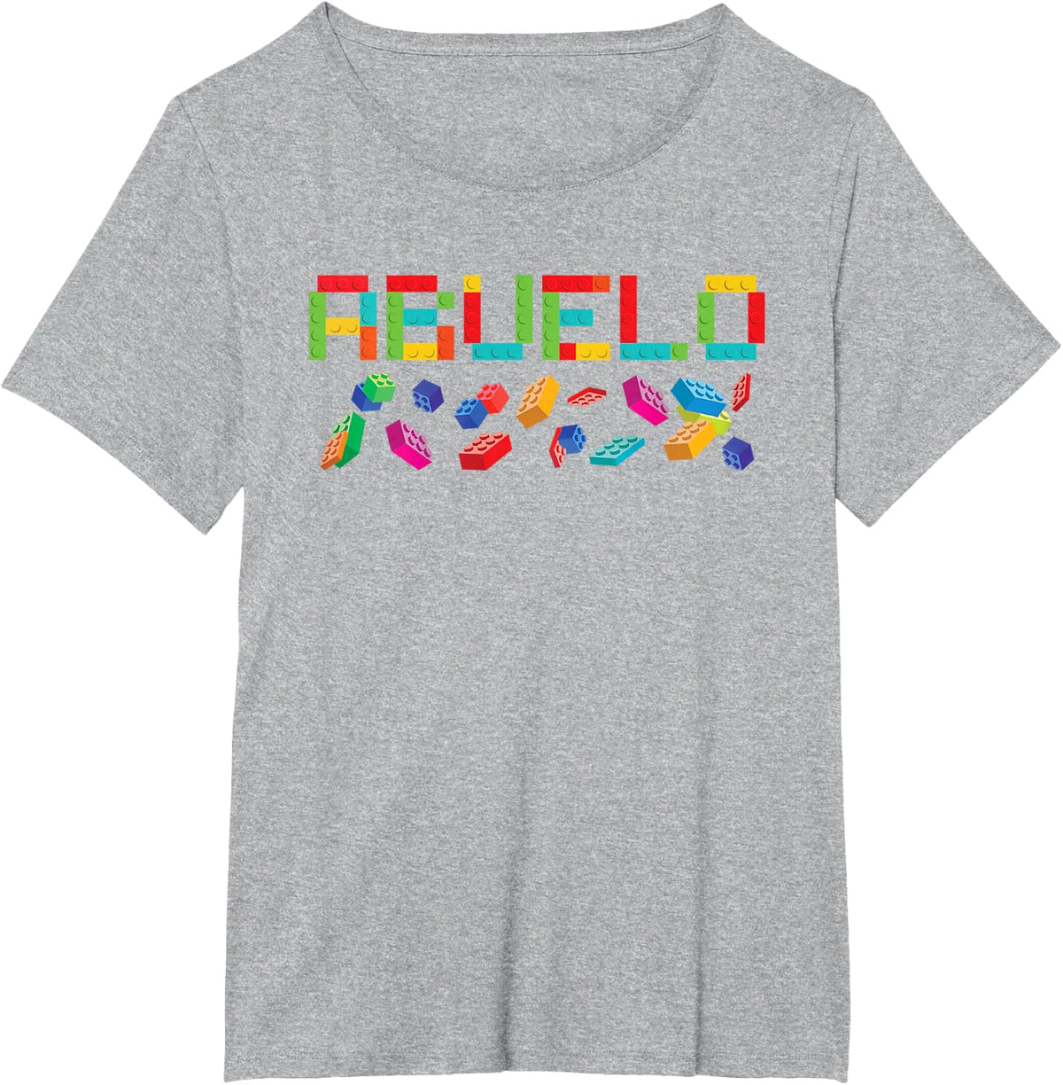 Abuelo Master Builder Building Bricks Blocks Matching Family T-Shirt - Heather Grey
